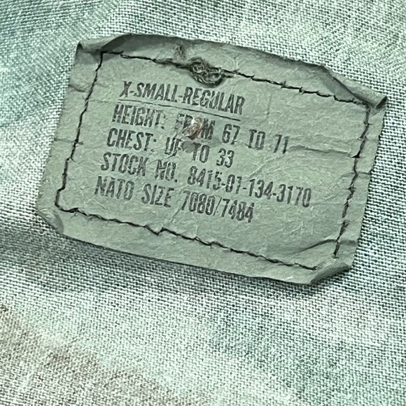 Men’s XS Genuine USMC Marine Corps Vietnam Woodland Camo VTG US Forces Loadout - Picture 6 of 8